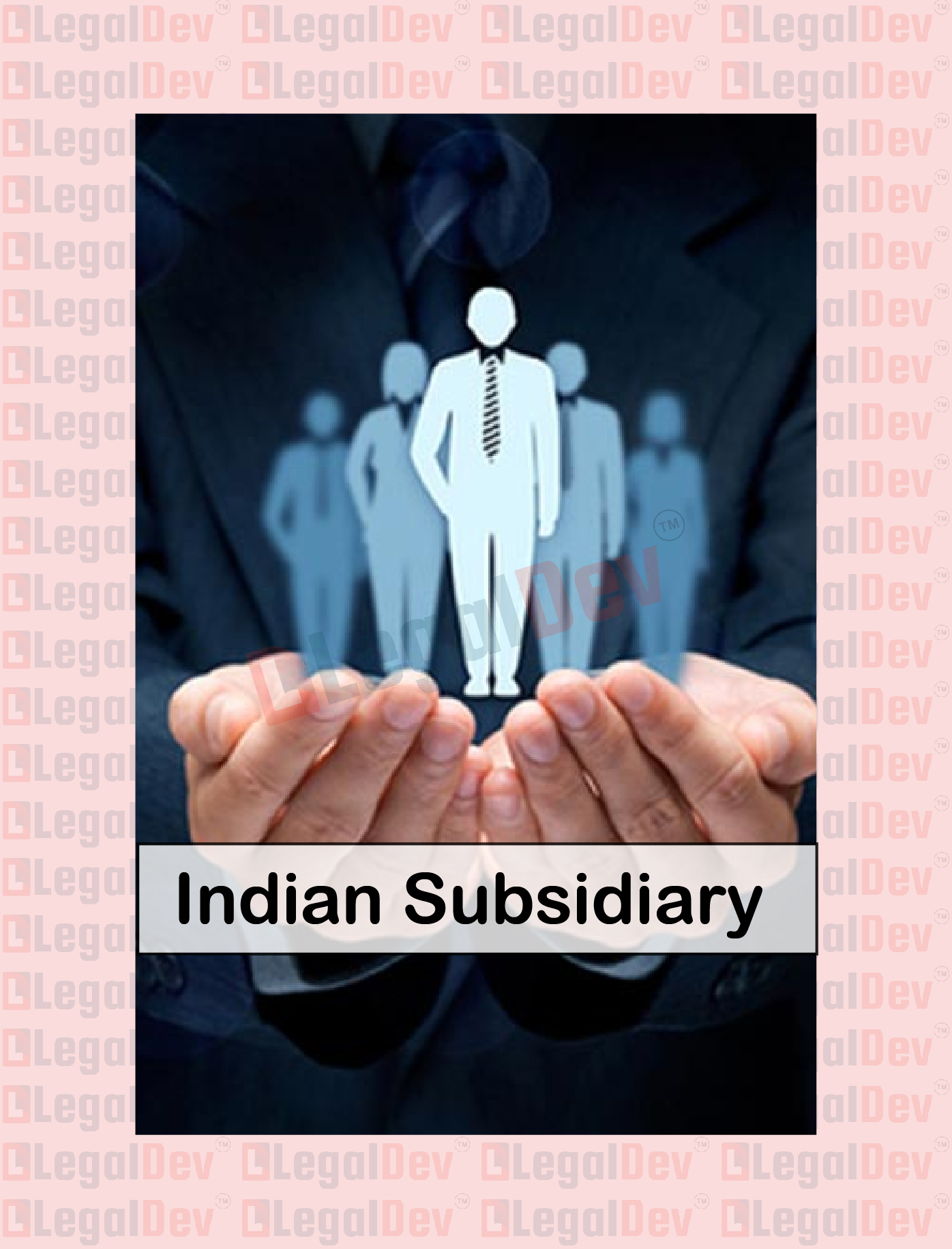 Indian Subsidiary Certificate